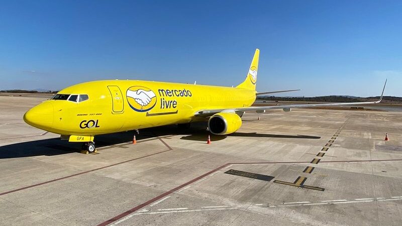 Frota aérea da logistíca Mercado Livre.